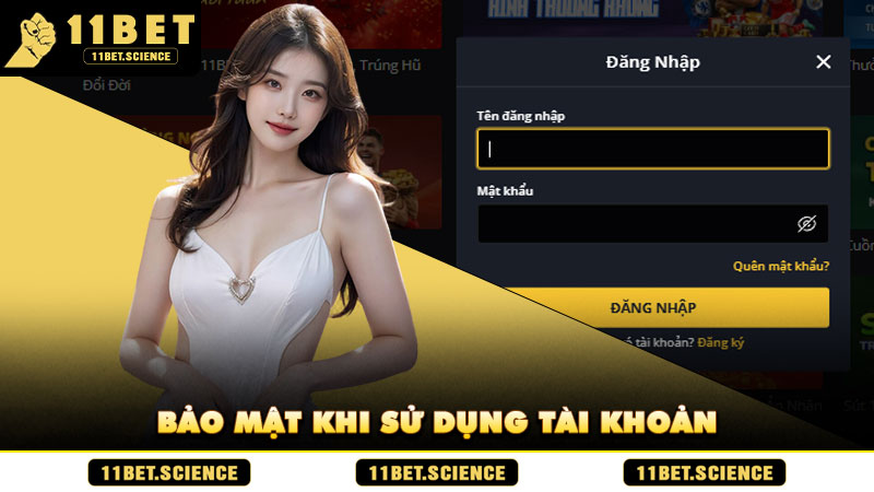 Bảo mật khi sử dụng tài khoản